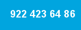 922 423 64 86